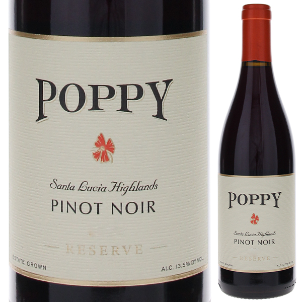 ピノ ノワール リザーヴ サンタ ルシア ハイランズ 2019 ポピー 750ml  [赤]