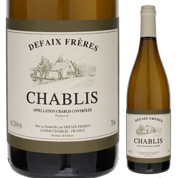 シャブリ 2023 ドメーヌ ベルナール ドゥフェ 750ml  [白] ビオロジック