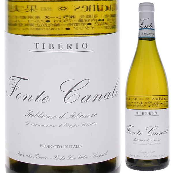 トレッビアーノ ダブルッツォ フォンテ カナーレ 2020 ティベリオ 750ml  [白]