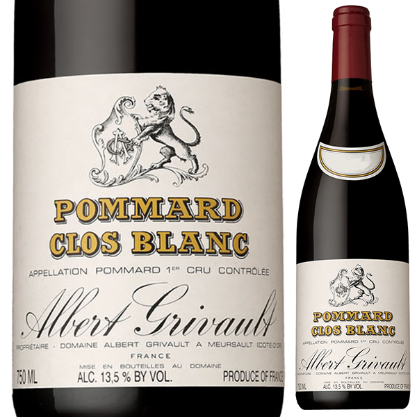 ポマール プルミエ クリュ クロ ブラン 2023 ドメーヌ アルベール グリヴォー 750ml  [赤]