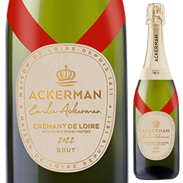 クレマン ド ロワール エミリー アケルマン 2023 アケルマン 750ml  [発泡白]