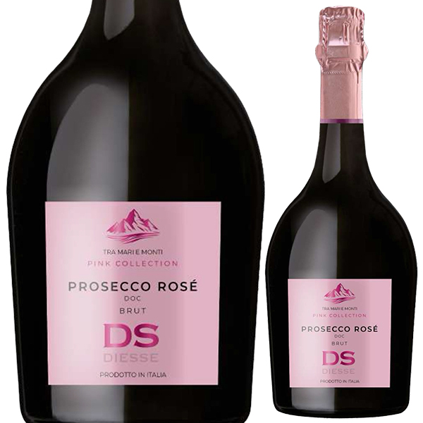プロセッコ ロゼ ブリュット ミレジマート 2023 ディーエス ディ エッセ 750ml  [発泡ロゼ]