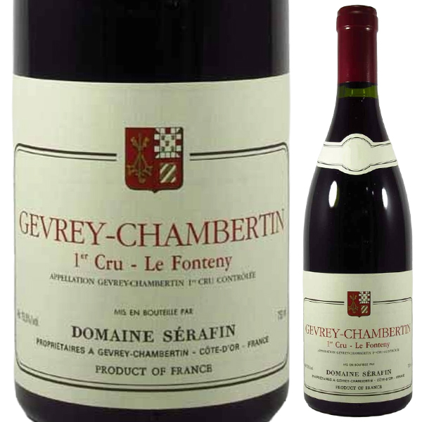 ジュヴレ シャンベルタン プルミエ クリュ フォントニー 2018 セラファン ペール エ フィス 750ml  [赤]