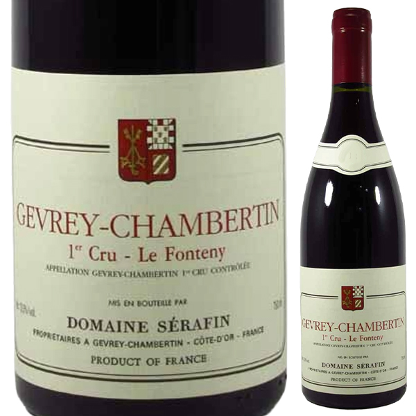 ジュヴレ シャンベルタン プルミエ クリュ フォントニー 2020 セラファン ペール エ フィス 750ml  [赤]