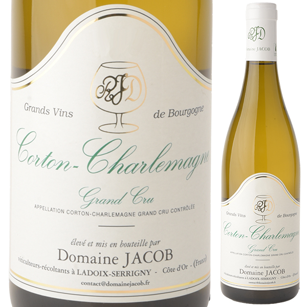 コルトン シャルルマーニュ グラン クリュ 2023 ドメーヌ ジャコブ 750ml  [白]