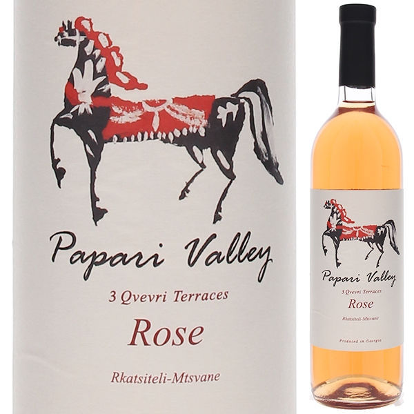 スリー クヴェヴリ テラスズ ルカツィテリ ムツヴァネ ロゼ 2023 パパリ ヴァレー 750ml  [ロゼ]