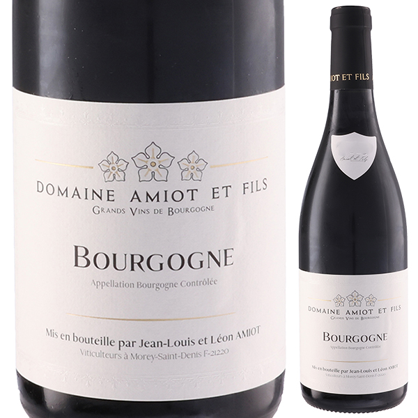 ブルゴーニュ ピノ ノワール 2023 ドメーヌ アミオ エ フィス 750ml  [赤] リュット レゾネ