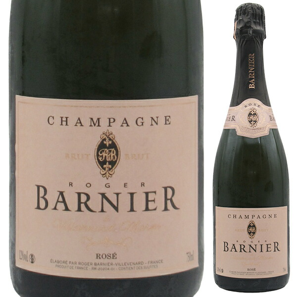 シャンパーニュ キュヴェ ロゼ ブリュット NV ロジェ バルニエ 750ml  [発泡ロゼ]