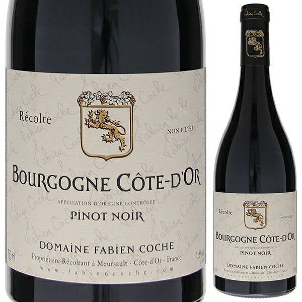 ブルゴーニュ コート ドール ピノ ノワール 2023 ドメーヌ ファビアン コシュ 750ml  [赤]