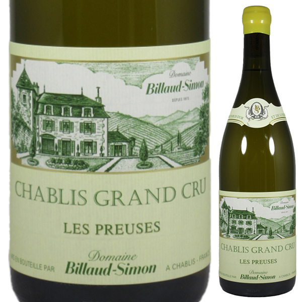 シャブリ グラン クリュ レ プルーズ 2023 ビヨー シモン 1500ml  [白] [マグナム・大容量]