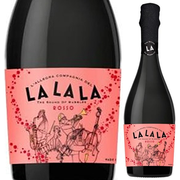 ラ ラ ラ スプマンテ ロッソ NV チェヴィコ 750ml  [発泡赤]
