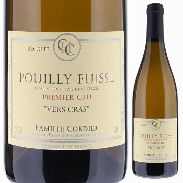 プイィ フュイッセ プルミエ クリュ ヴェール クラ 2023 ドメーヌ コルディエ ペール エ フィス 750ml  [白]