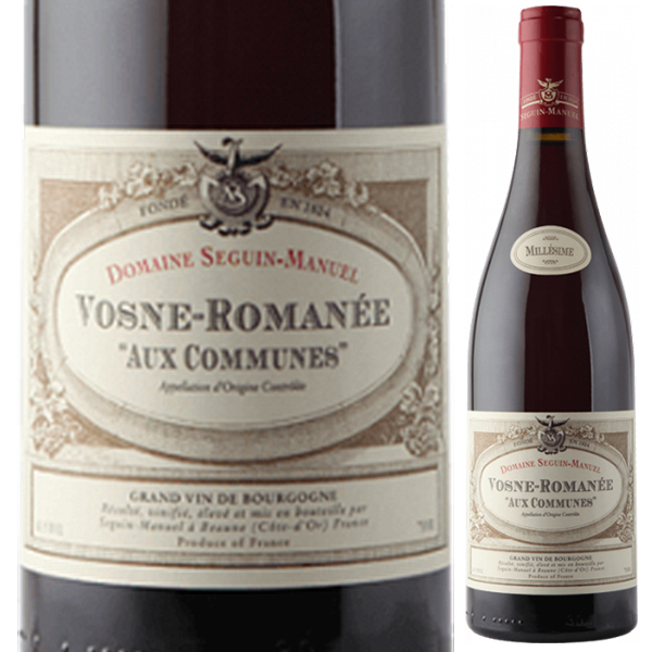 ヴォーヌ ロマネ オー コミュンヌ 2022 セガン マニュエル 750ml  [赤]