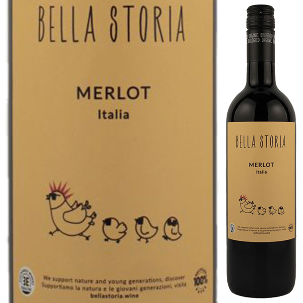 ベッラ ストーリア メルロー オーガニック 2024 チェーロ エ テッラ 750ml  [赤]