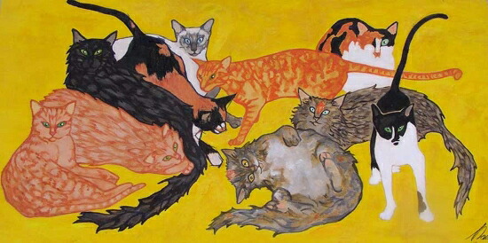 猫の絵